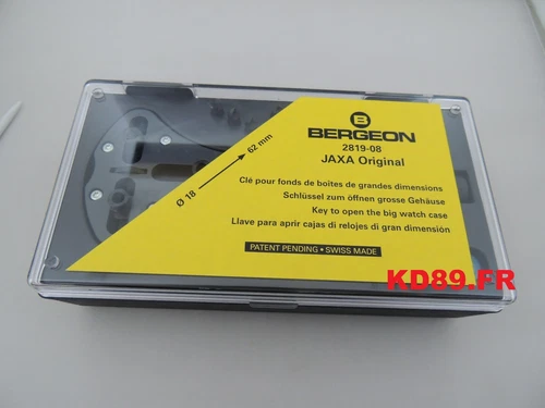 Watch case back opener opening Bergeon 2819-08 SWISS MADE authentic JAXA  