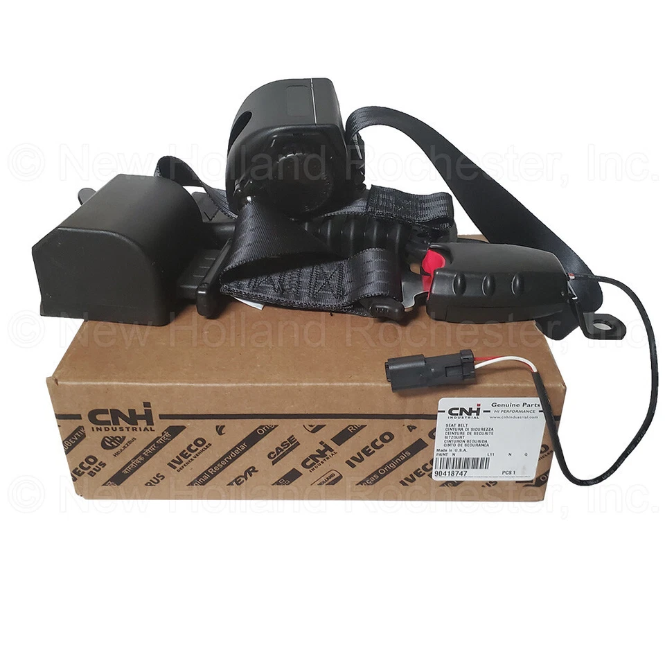 New Holland 2" Wide 3-Point Seat Belt Part # 90418747