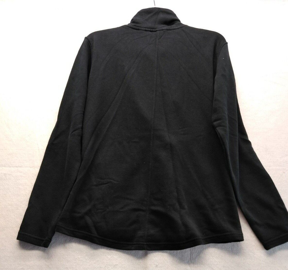 Puma  Asymmetrical Zip Moto Jacket Womens Large Black  Athletic Funnel Neck thumbnail 2