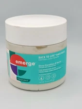 Emerge Back to Life Hair Mask Deep Conditioning & Revive with Almond Milk 15 Oz.