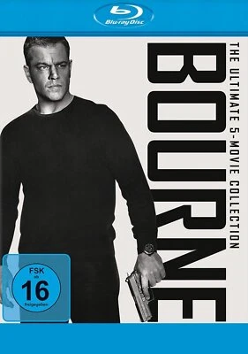 Bourne 1-5 - The Ultimate 5-Movie Collection # 5-BLU-RAY-BOX-NEU