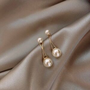 Fashion Women Lady Party Earring Elegant pearl Dangle Stud Earrings Jewelry 