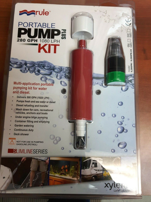 Rule Portable Pump Plus 280 GPH 12V # iL280PK | eBay