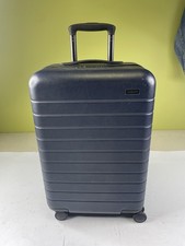 Away Navy Checked Hard Shell 4 Wheeled Carry On Travel Luggage Suitcase Away Navy Checked Hard Shell 4 Wheeled Carry On Travel Luggage Suitcase