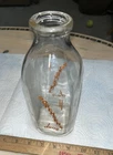 Vintage 1964 1 Quart Sorensen’s Dairy Milk Bottle Omaha Nebraska Glass Red Clear