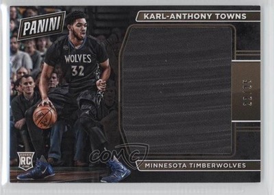 2016 Panini National Convention Rookie Jumbo Relics 22/25 Karl-Anthony Towns g4q