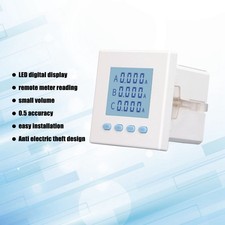 Digital 3 Phase Energy Meter Tester Electricity Power Usage Monitor Intelligent