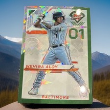 2025 Panini Prospect Edition - Wehiwa Aloy #109 Green Ice Prizm /149 (RC)
