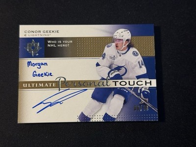 2024-25 ULTIMATE COLLECTION CONOR GEEKIE #8/10 AUTO ROOKIE PERSONAL TOUCH RC