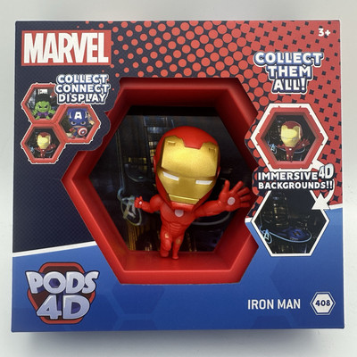 WOW! PODS 4D Marvel Ironman Sammel Wandbild Actionfigur Neu OVP