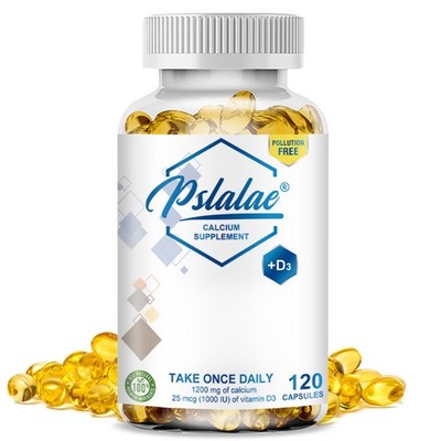 Calcium Supplement Capsules - with Magnesium and Vitamin D - Gluten Free-120pcs
