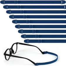 9 Pcs Kids Glasses Strap with Snap Button Elastic Adjustable Eyeglass Band No...