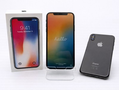 Apple iPhone X - 64GB - Silber - WIE NEU - OVP   12 Monate Gewährleistung