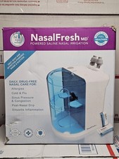 NEW OPEN NasalFresh MD Powered Saline Nasal Irrigation System Sinus Suction Rins
