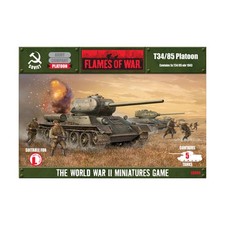 Battlefront FoW WWII Soviet 15mm T34/85 Platoon SW (New)