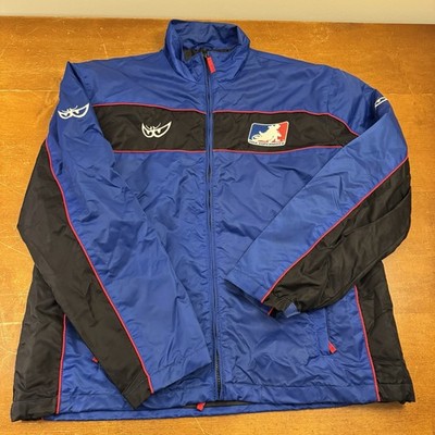 Berik AMA Pro Racing Jacket Mens Small Blue Full Zip Supermoto Championship Pit