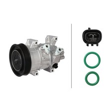Klimakompressor 12 V Ø 130 mm HELLA Thermo-Expertise für u.a. TOYOTA AVENSIS