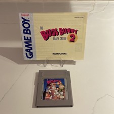 Bugs Bunny Crazy Castle 2 (Nintendo Game Boy, 1991) Cartridge and manual