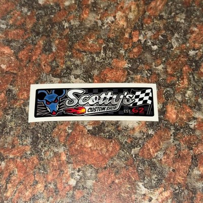 Autocollant Scotty Cameron Custom Shop – DIRTY RAT – Format 2,5 Pouces – Neuf