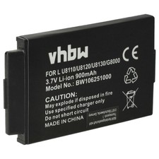 Batteria per LG U8150 U8180 U8120 U8130 U8360 U8290 U8330 U8110 G8000 U8100 900mAh