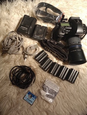 Olympus E-3 DSLR (good condition) with full bundle of accessories-ready to shoot