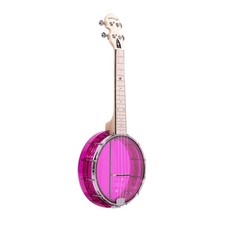 Gold Tone Little Gem Banjo-Ukuleles with Bag Amethyst RARE