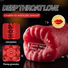 Male Automatic-Masturbator-Electric-Training-Toy-For Men Handsfree Use Lubricant