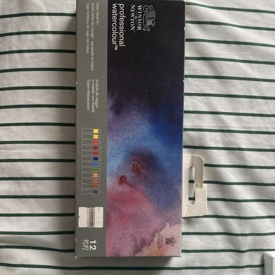 Winsor & Newton Professional Watercolour Watercolor Set, 12 x 5ml, Metal Case