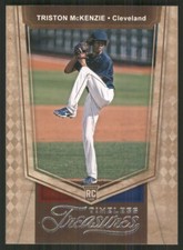 2021 Chronicles Timeless Treasures #7 Triston McKenzie Cleveland Indians 44990