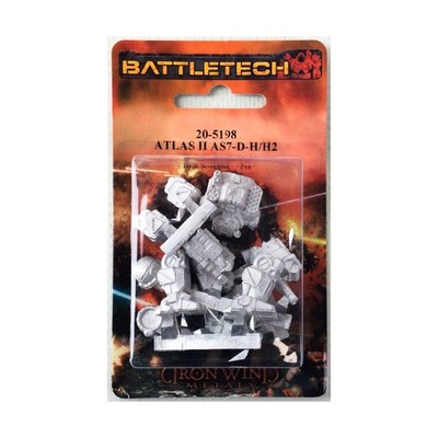 Iron Wind Battletech Atlas II AS7-D-H/H2 Pack New
