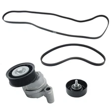 LABLT Serpentine Belt Tensioner Pulley Kit For Chevy Express Silverado GMC 4.8L