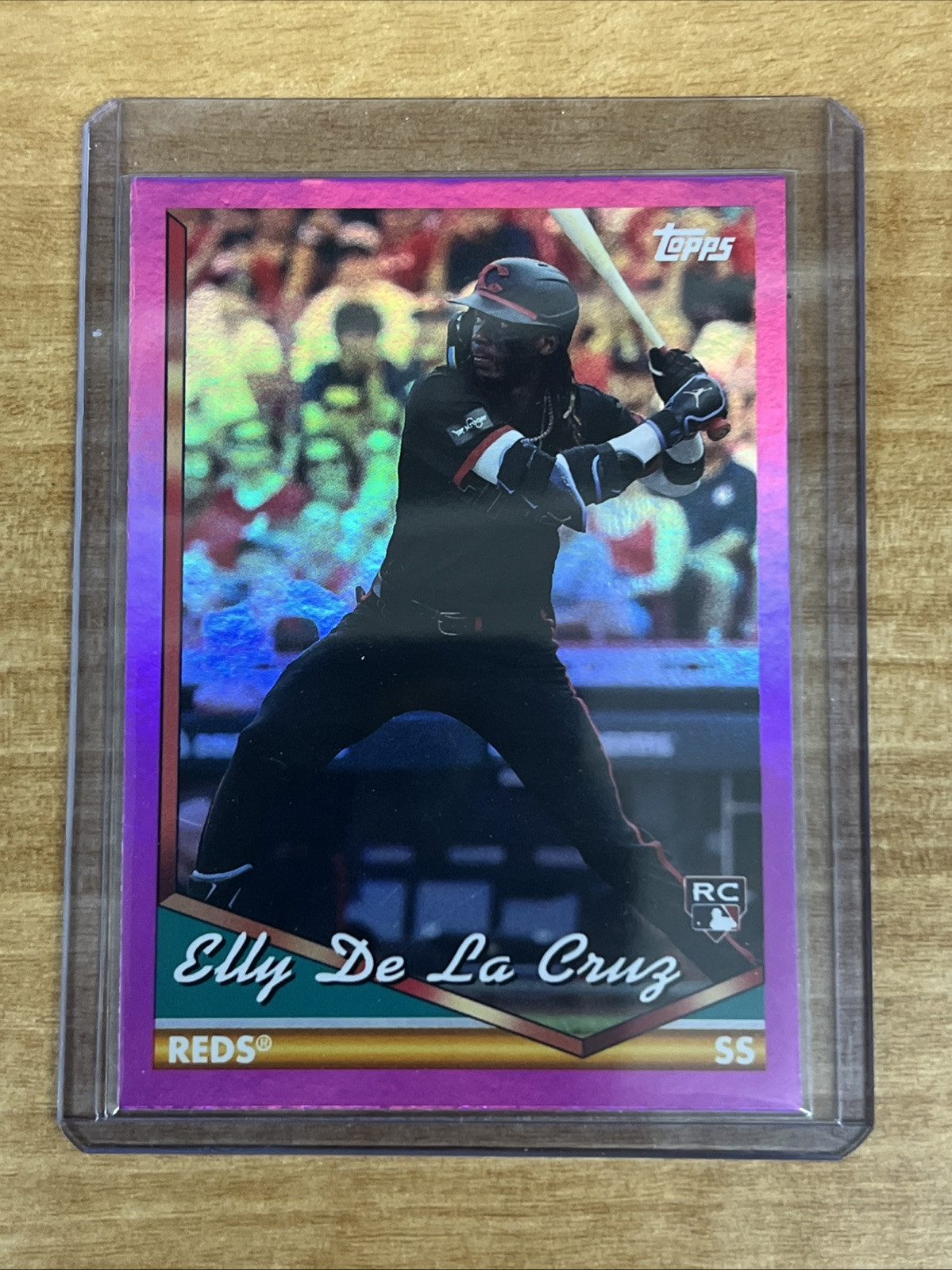 2024 Topps Archives - 1994 Topps Elly De La Cruz #300 Pink Foilboard (RC)