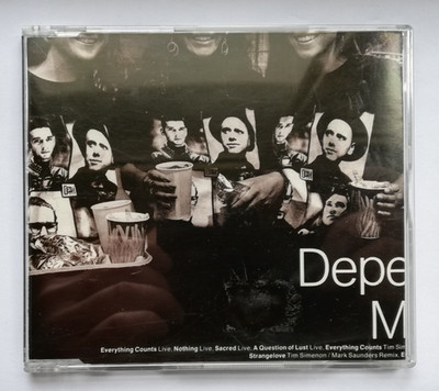 Depeche Mode   Everything Counts (Live) - Single CD (CD Bong 16) Mute 1992 - gut