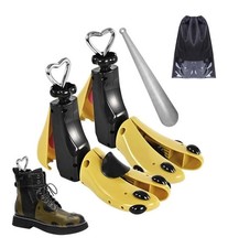 2pcs Yellow Shoe Stretcher Adjustable Width Leng Small siz Wm's6-10;men's 5-9 