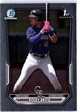 2026 Bowman - Roldy Brito #BCP-21 1st BOWMAN REFRACTOR Rockies