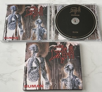 Death Human 2 CD DELUXE ED. 2011 Relapse RR7165 w/Hype Sticker BONUS TRACKS RARE