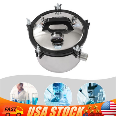 #ad Dental Steam Autoclave Sterilizer Stainless Steel Sterilization High Pressure 8L $118.76