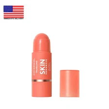 Trublend Skin Enhancer Blush Balm Stick, 210 Radiant Peach, Vegan Formula, Easy 