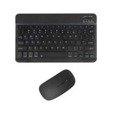 Wireless Bluetooth Keyboard and Mouse Combo, Ultra-Thin 2.4 GHz Wireless Keyb...