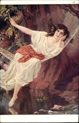 Künstler Ak Boyé, Abel-Dominique, Sara la Banadora - 4921133
