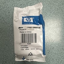 HP 63 Tri-Color Ink Cartridge Genuine OEM NEW Sealed Exp Unknown No box