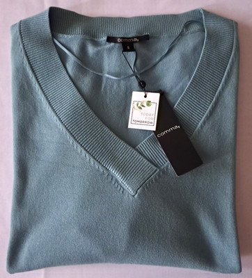 NEU! Comma Pullover türkis/eisblau Gr. S (M/40/42/44? Maße beachten)  NP 59,99 