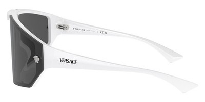 VERSACE VE4461 314 87 White Grey Silver Mirror 70 mm Unisex  display picture 3