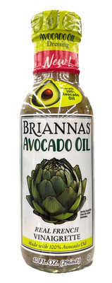 Brianna's Avocado Oil Real French Vinaigrette Fine Salad Dressing 10 oz Briannas