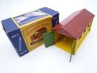VINTAGE MOKO LESNEY A3 LOCK UP CAR GARAGE IN ORIGINAL BOX 1957