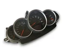Matt Chrome Dashboard Dial Gauge Rings Bezel Trim for Porsche 911 996 S