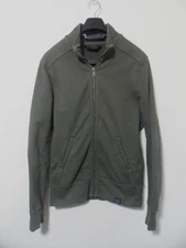 American Giant Olive Green Moto Full Zip Jacket Small