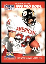 Rod Woodson 1990 Pro Set #377 Steelers NFL READ FREE SHIPPING AutographDen