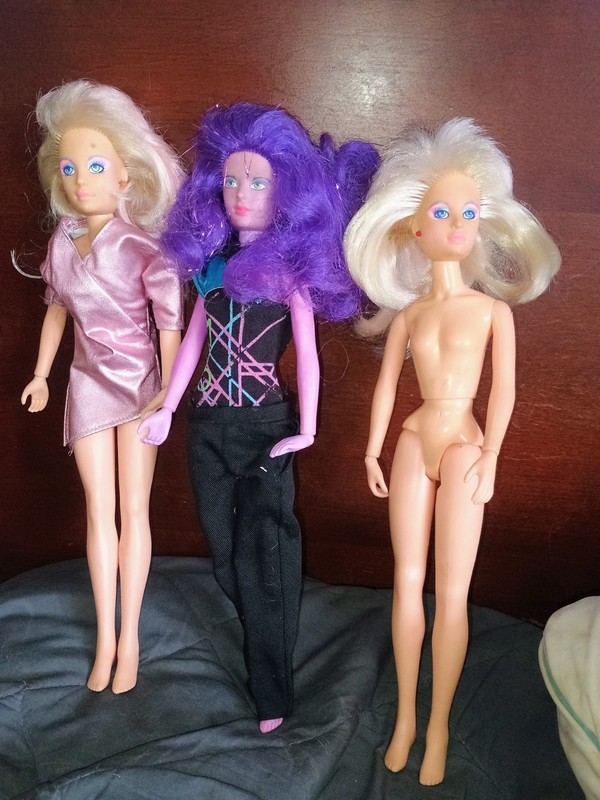 Lot Of 3 Jem & Synergy Dolls. As Is TLC