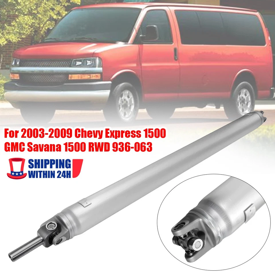 Aluminum Rear Drive Shaft 936-063 fits Chevrolet Express 1500 2003-2009 RWD Rear Foto 2 de 4
